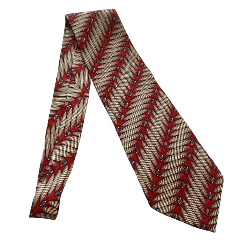 Vintage Valentino Cravatte 100% Silk Made in Italy Tie Men's Luxury Formal Wear